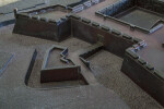 Bronze Model of Castillo de San Marcos Emphasizing the Ravelin