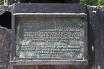 Bronze Plaque on the Mine Sweepers Memorial at Boston Common