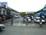 Busy Gathering Near the Supermarket