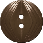 Button with Concentric Diamond Design, Brown