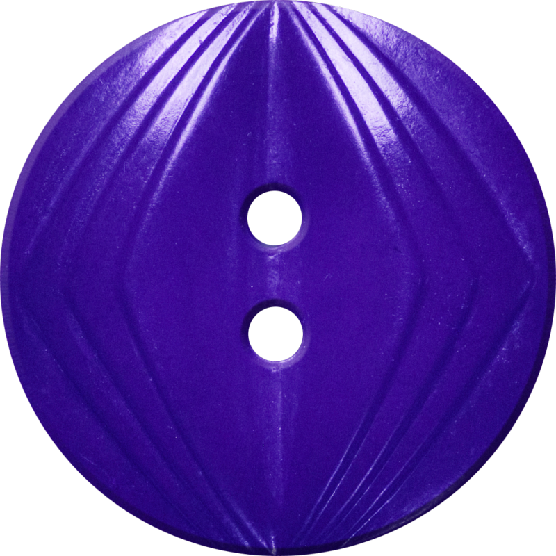 Button with Concentric Diamond Design, Violet