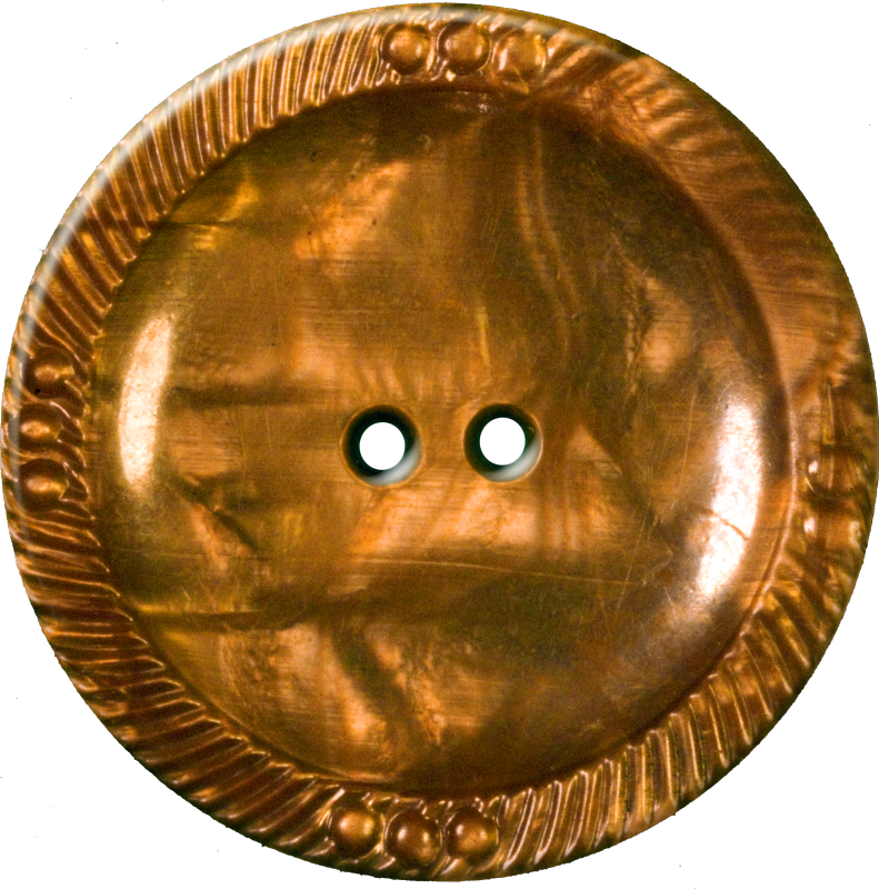 Button with Decorative Border, Gold
