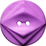 Button with Double Diamond Motif, Purple