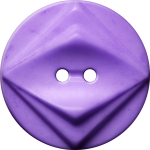 Button with Double Diamond Motif, Violet