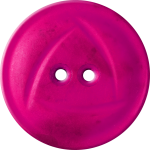 Button with  Rounded Triangle Design, Fuschia