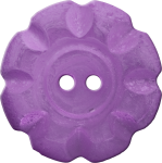 Button with Scalloped Border, Purple