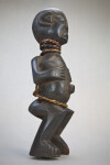 Cameroon Hand Carved Wood Figure of Standing Male (Side View)