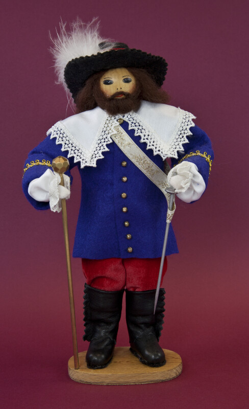 Canada Governor Figure Holding a Sword and Scepter (Full View)