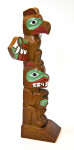 Canadian Totem Pole Made with Composite Wood (Three Quarter View)