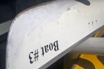 Canoe with Boat Number 3 Painted on its Side