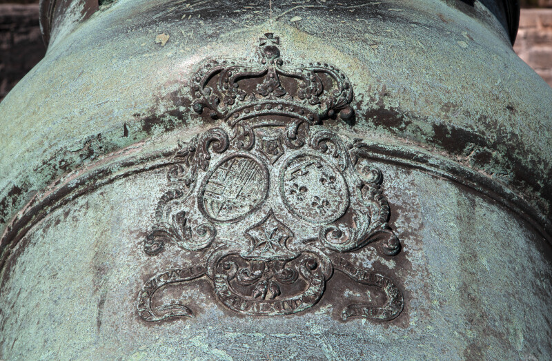 Carvings in an Oxidized, Bronze, 15-Inch Mortar