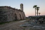 Castillo de San Marcos' Main Watch Tower Extending from the St. Charles Bastion