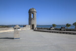 Castillo de San Marcos Main Watch Tower with Matanzas River in Background