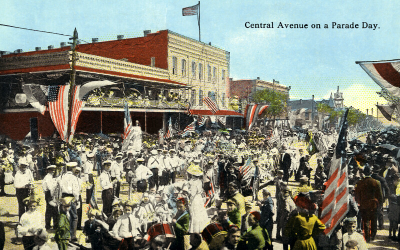 Central Avenue on Parade Day