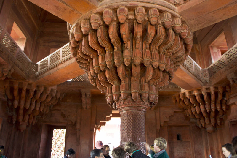 Central Pillar of Diwan-i-khas