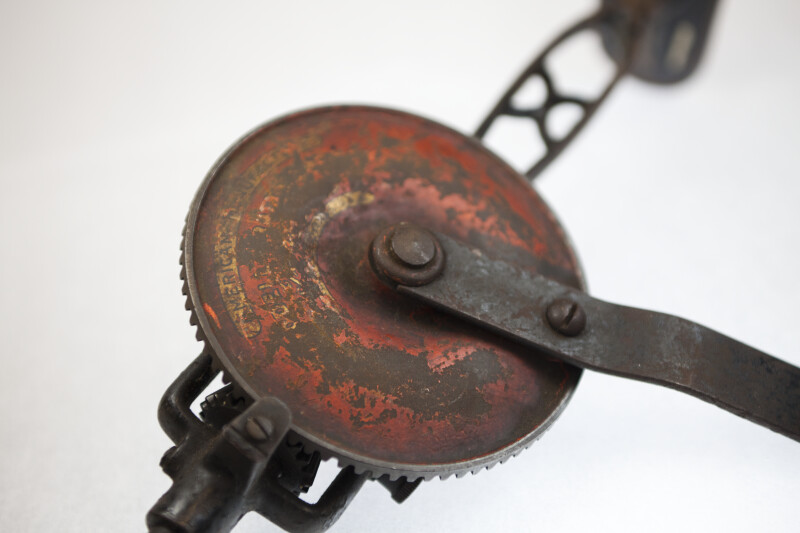 Close-up of Vintage Hand Drill