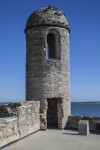 Close-Up View of Castillo de San Marcos' Main Watch Tower