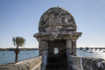 Close-Up View of the Turret on the Southeast Bastion of Castillo de San Marcos