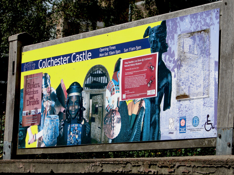 Colchester Castle Sign