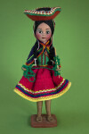 Colombia Figure of Girl with Knitting Needle and Sombrero (Full View)