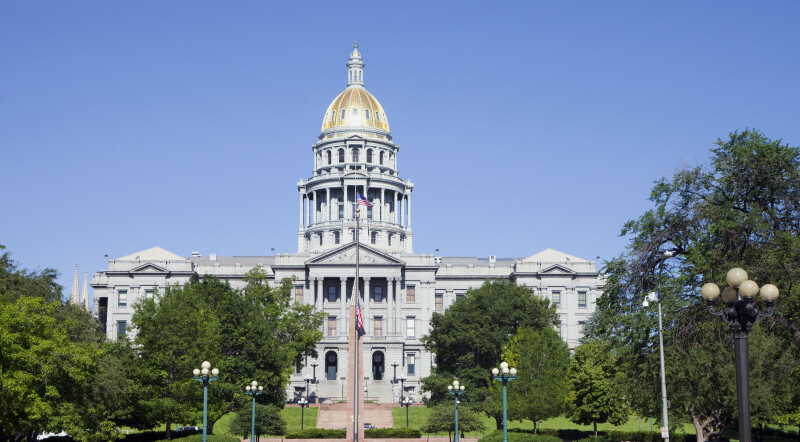Colorado State Capitol Building from Broadway