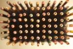 Colored Pencils, Top View