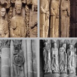 Column statues photographs