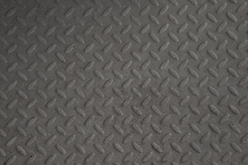 Concrete Cast in Diamond Pattern