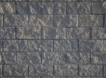 Concrete Wall Arranged in Bricks