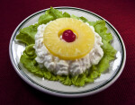 Cottage Cheese with Pineapple Ring