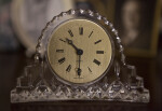 Crystal Clock Showing 10:30
