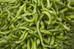 Curly Green Chilies