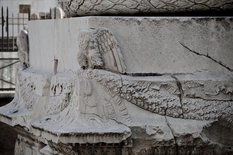 Decorative Elements on the Pedestal of Trajan's Column