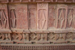 Diamond Shaped Carvings in Wall