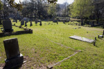 Different Styles of Grave Marker in a Cemetery