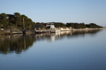 Distant View of Shoreline at Matanzas River Inlet