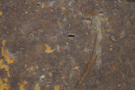 Distressed Metal Plate on Construction Equipment