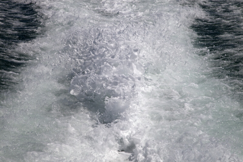 Disturbance in Water Created by Forward Movement of a Motorboat