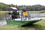 Docked Air Boat at Myakka River State Park