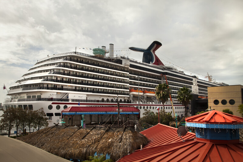 Docked Cruise Ship