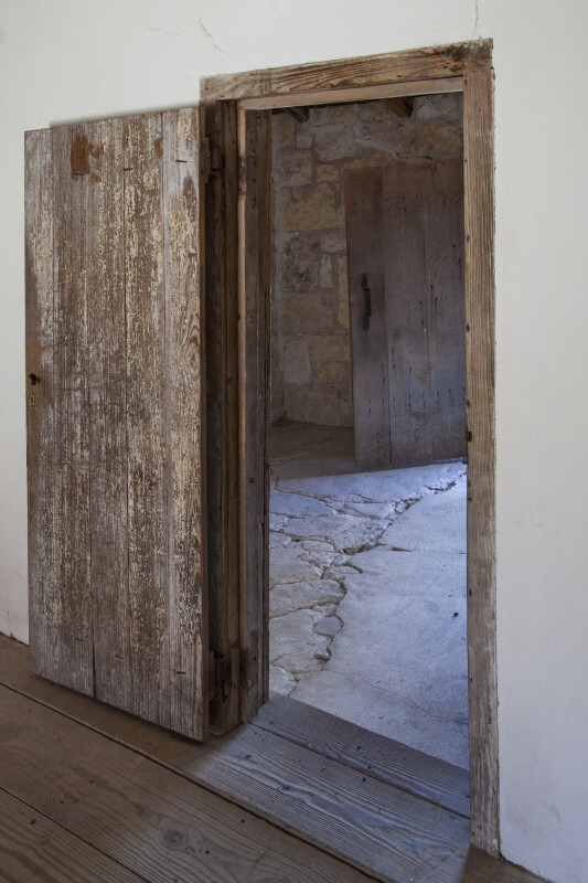 Door Inside the Schumacher House at the San Antonio Botanical Garden