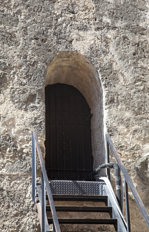 Door to the Bell Tower at Concepción