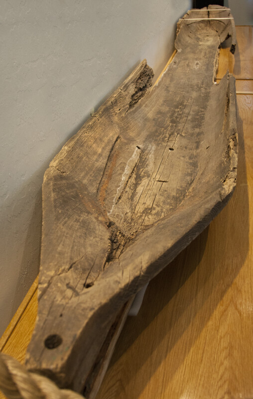 Dugout Canoe Crafted by Miccosukee Artisan
