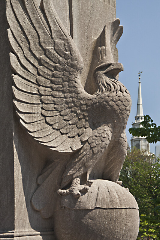 Eagle Statue at Boston Common