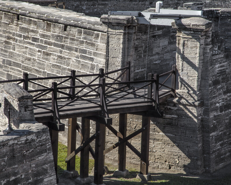 Elevated Walkway from the Southeast Bastion of Castillo de San Marcos