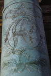 Engraving on an Oxidized, Bronze Cannon