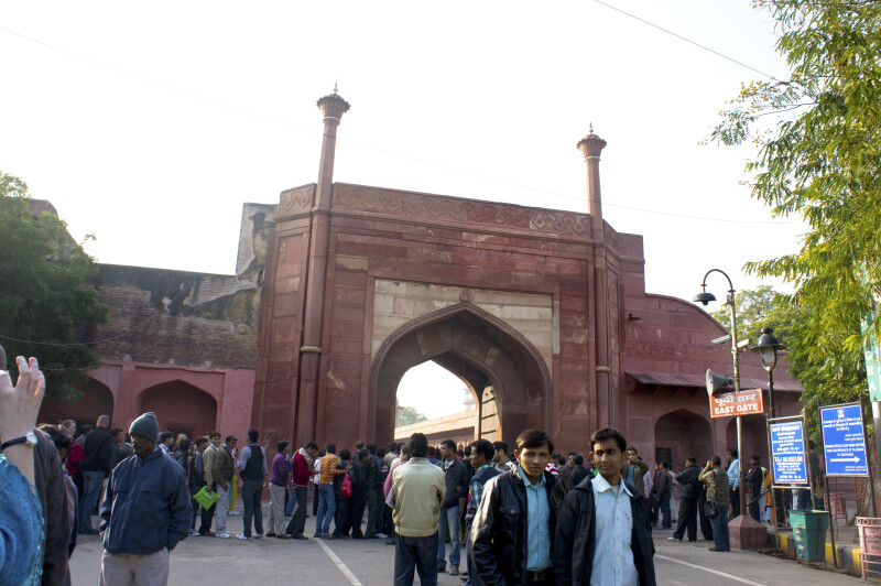 Entrance to the Forecourt of the Taj Mahal