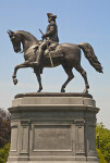 Equestrian Statue of George Washington at the Boston Public Garden