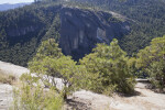 Exposed Rock West of Yosemite Valley