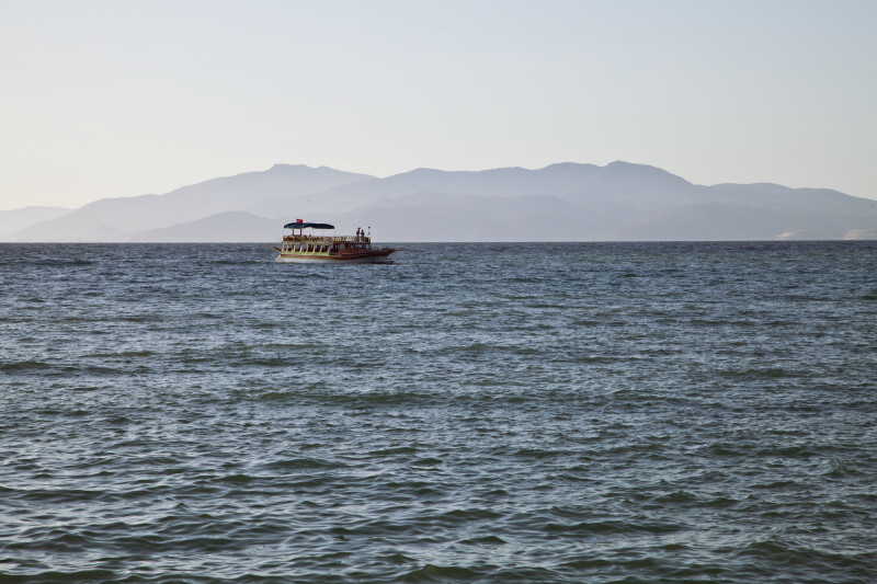 Ferry on the Aegean Sea